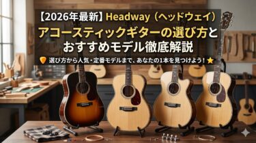 【2026年最新】Headway（ヘッドウェイ）アコースティックギターの選び方とおすすめモデル徹底解説